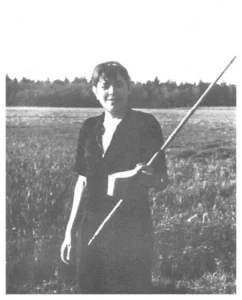 1963. Уладзімір Караткевіч на рацэ Лясной