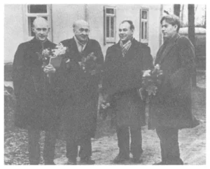 1964. Пасля выступлення ў доме-музеі Яна Райніса