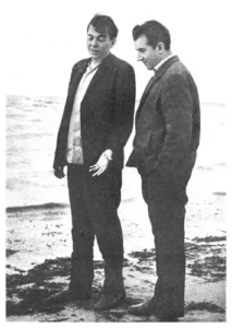 1967. Уладзімір Караткевіч і Рыгор Барадулін. Юрмала