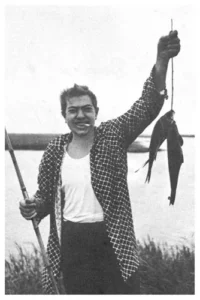 1969. Уладзімір Караткевіч на Прыпяці