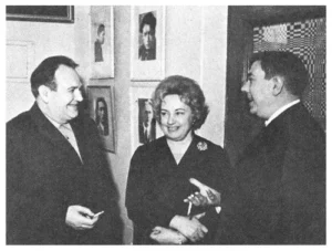 1970. Анатоль Вялюгін, Еўдакія Лось, Уладзімір Караткевіч