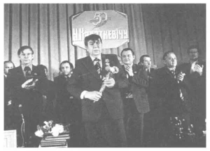 1980. На юбілейным вечары ў СП Беларусь